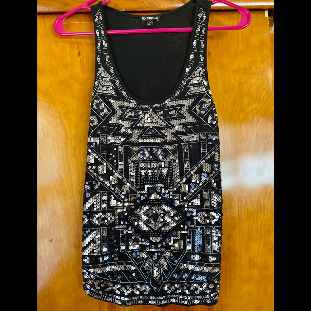 Express Sequin top